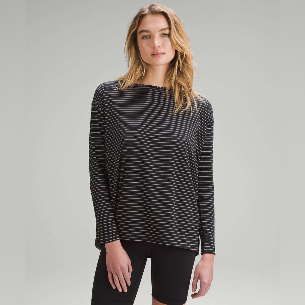 Lululemon Back In Action Long Sleeve Shirt Size 10